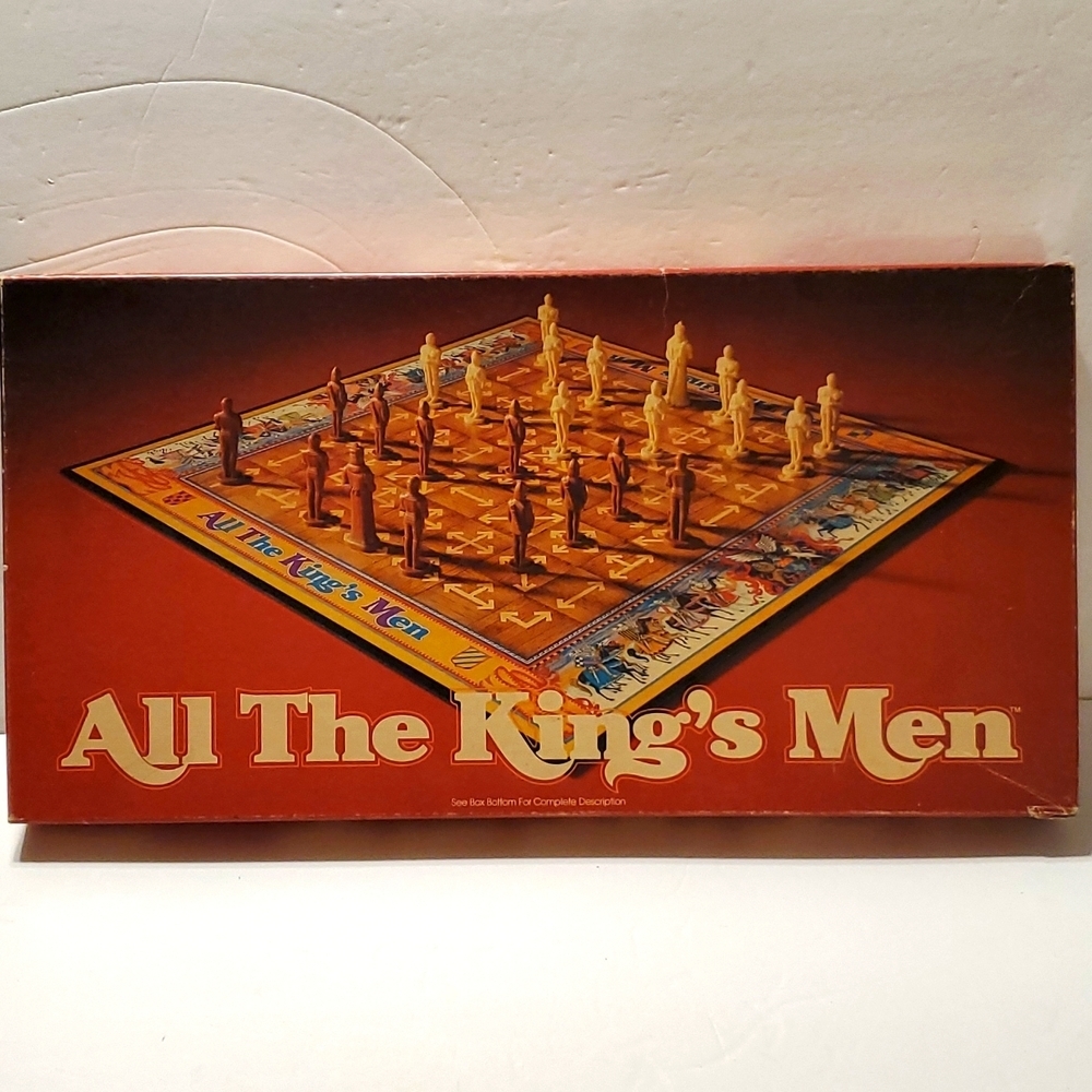 Vintage All The Kings Men board game 1979 Parker Brothers 100% Complete